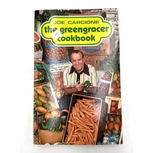 Joe Carcione The Green Grocer Cookbook PB Signed 1st Ed-2nd print 1975